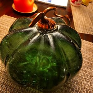 Glass pumpkin